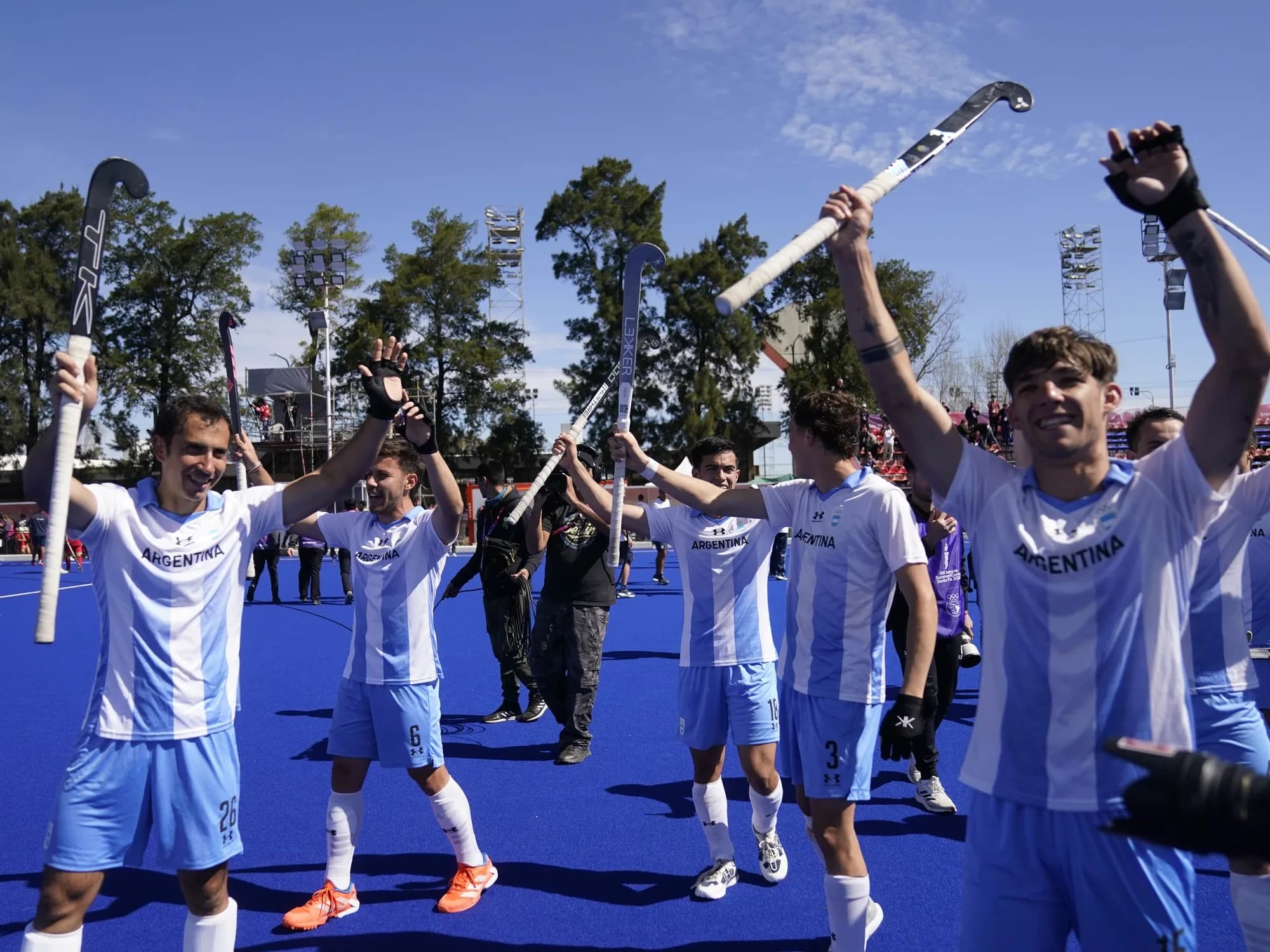 Ante una multitud Los Leones vencieron a Chile para ganar el oro en los Suramericanos