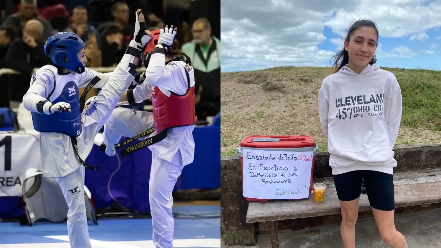 La campeona de taekwondo que vende ensaladas de fruta para competir busca hacer historia en los Juegos Suramericanos 2026 - TyC Sports