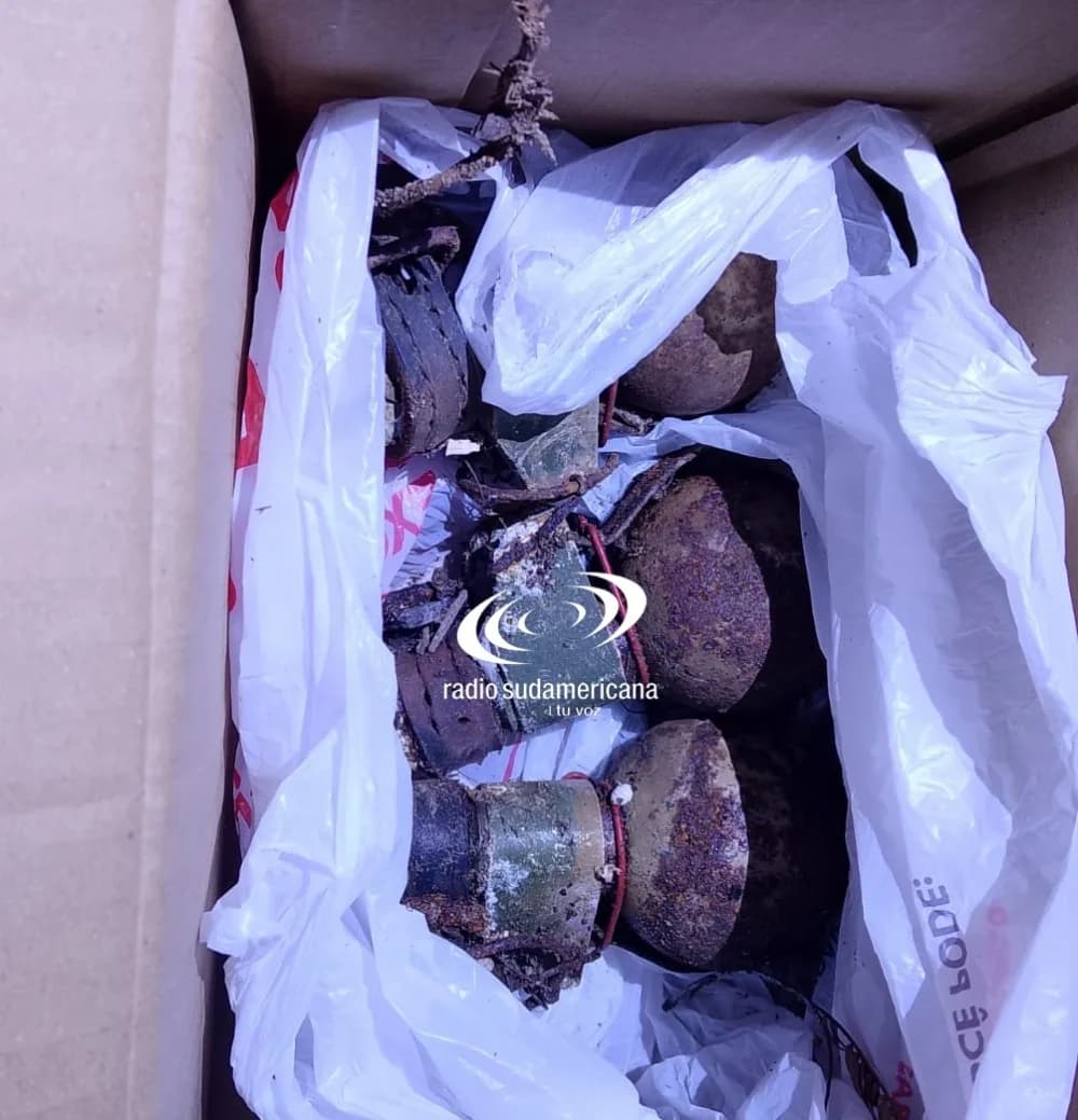 Susto en La Cruz: encontraron tres granadas en el interior de una casa