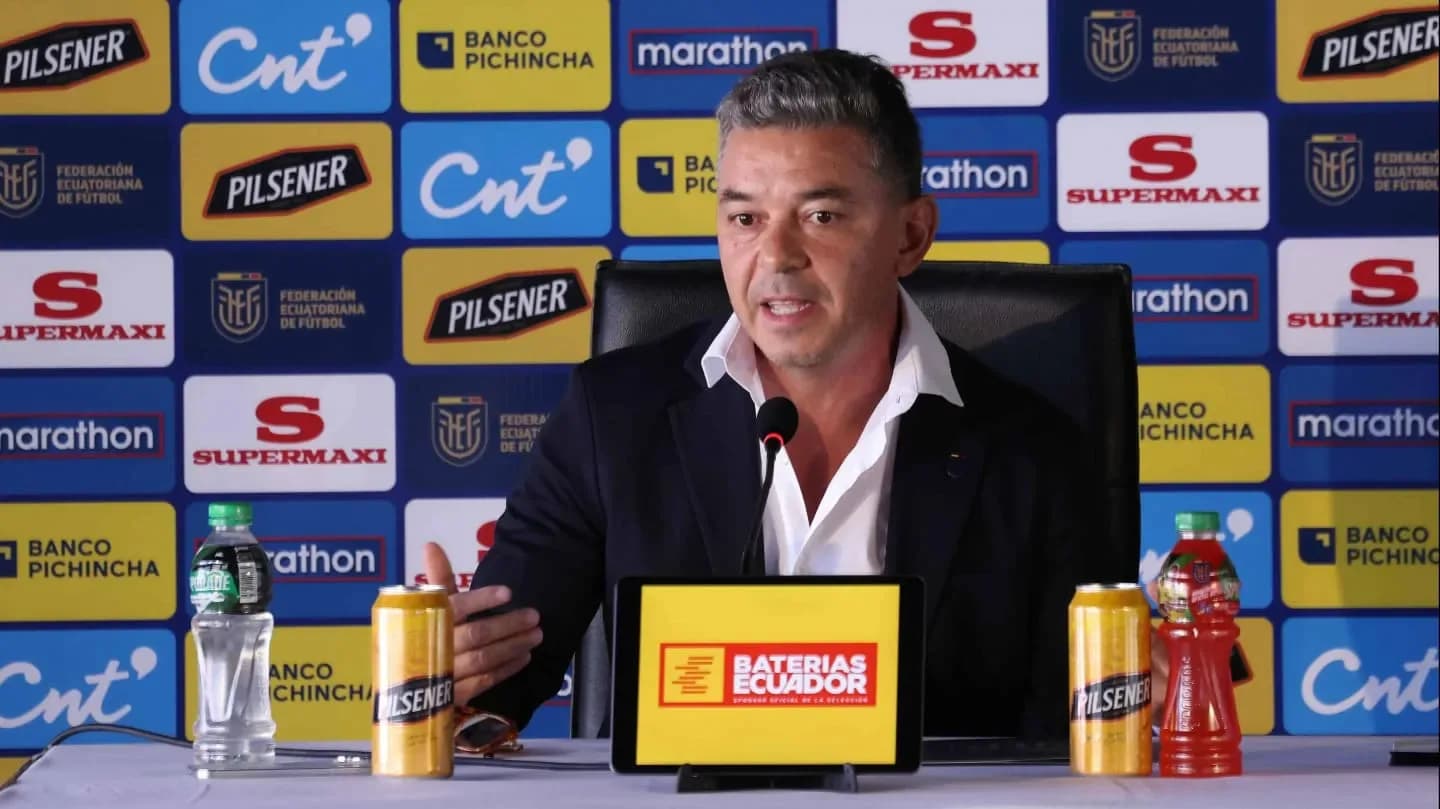 Gallardo bajó línea tras su primer entrenamiento al mando de Ecuador - TyC Sports