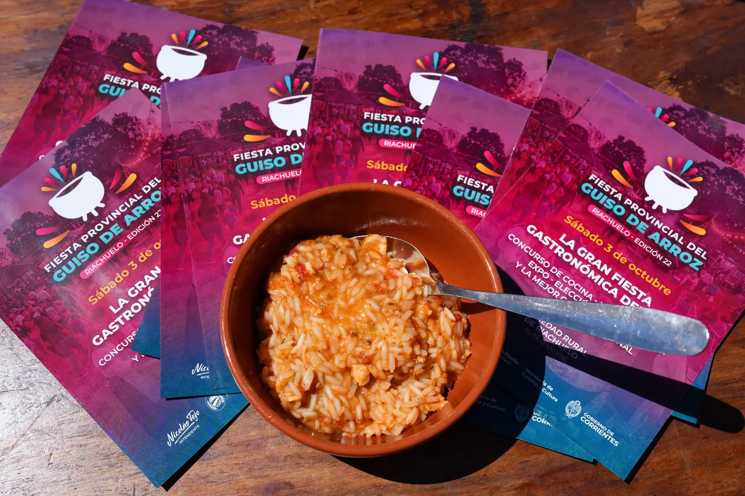 Se presentó la Fiesta Provincial del Guiso de Arroz