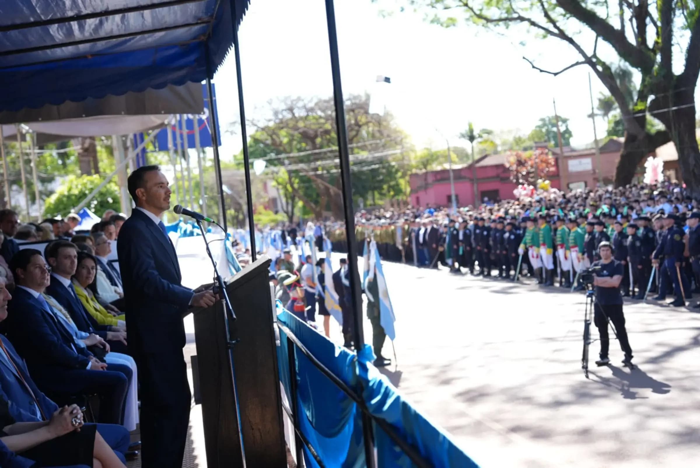 Valdés presidió el acto por los 100 años de Virasoro y puso en valor su desarrollo industrial