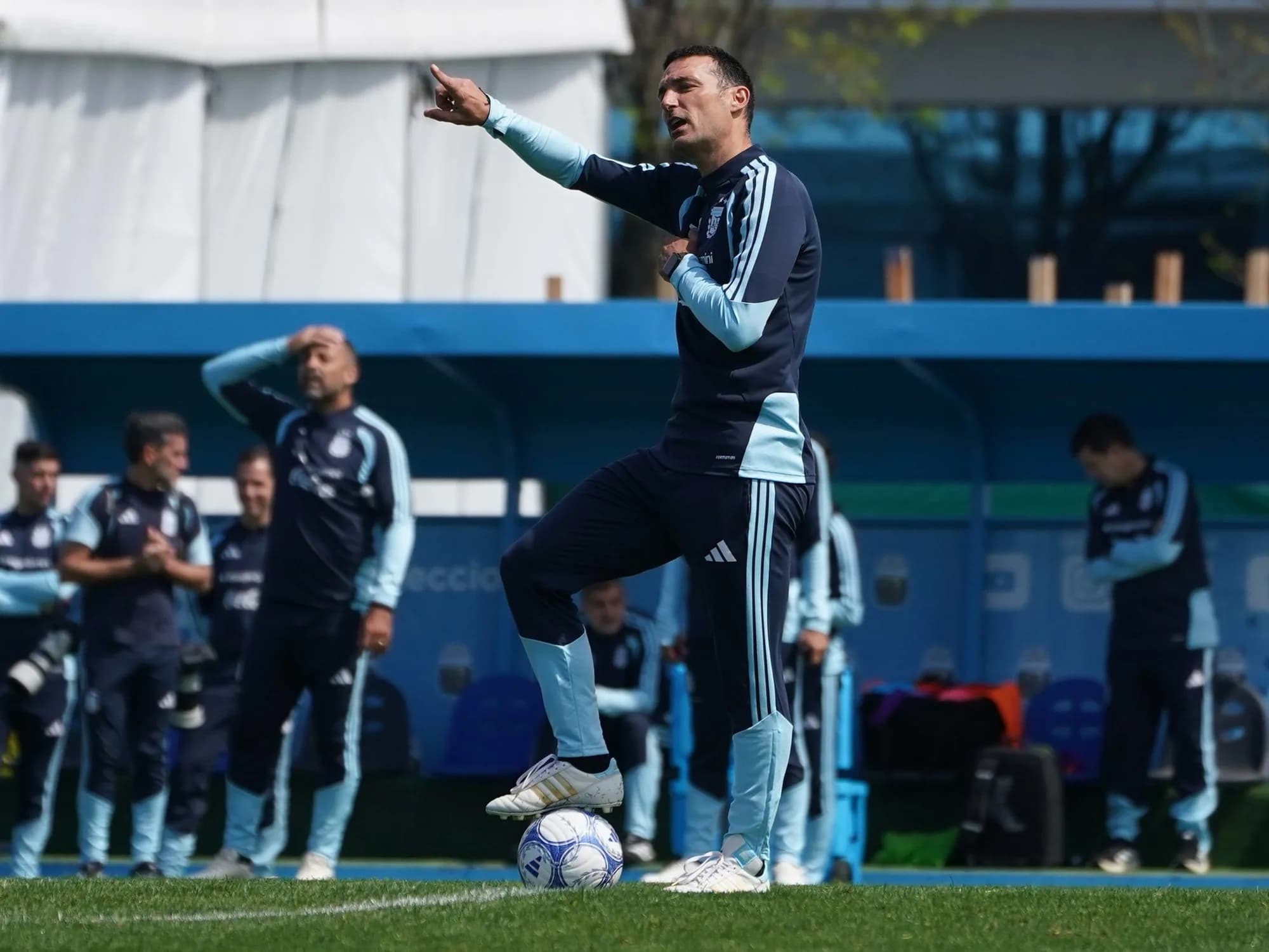 El primer 11 que paró Scaloni post Mundial