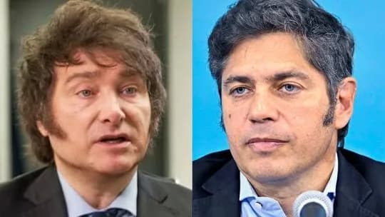 Milei y Kicillof frente a frente: la encuesta que muestra un cambio en el mapa de imagen positiva