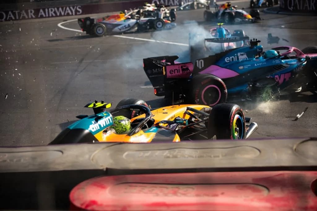 La autocrítica de Colapinto tras chocar con Gasly: “Fue un error grande y grave”