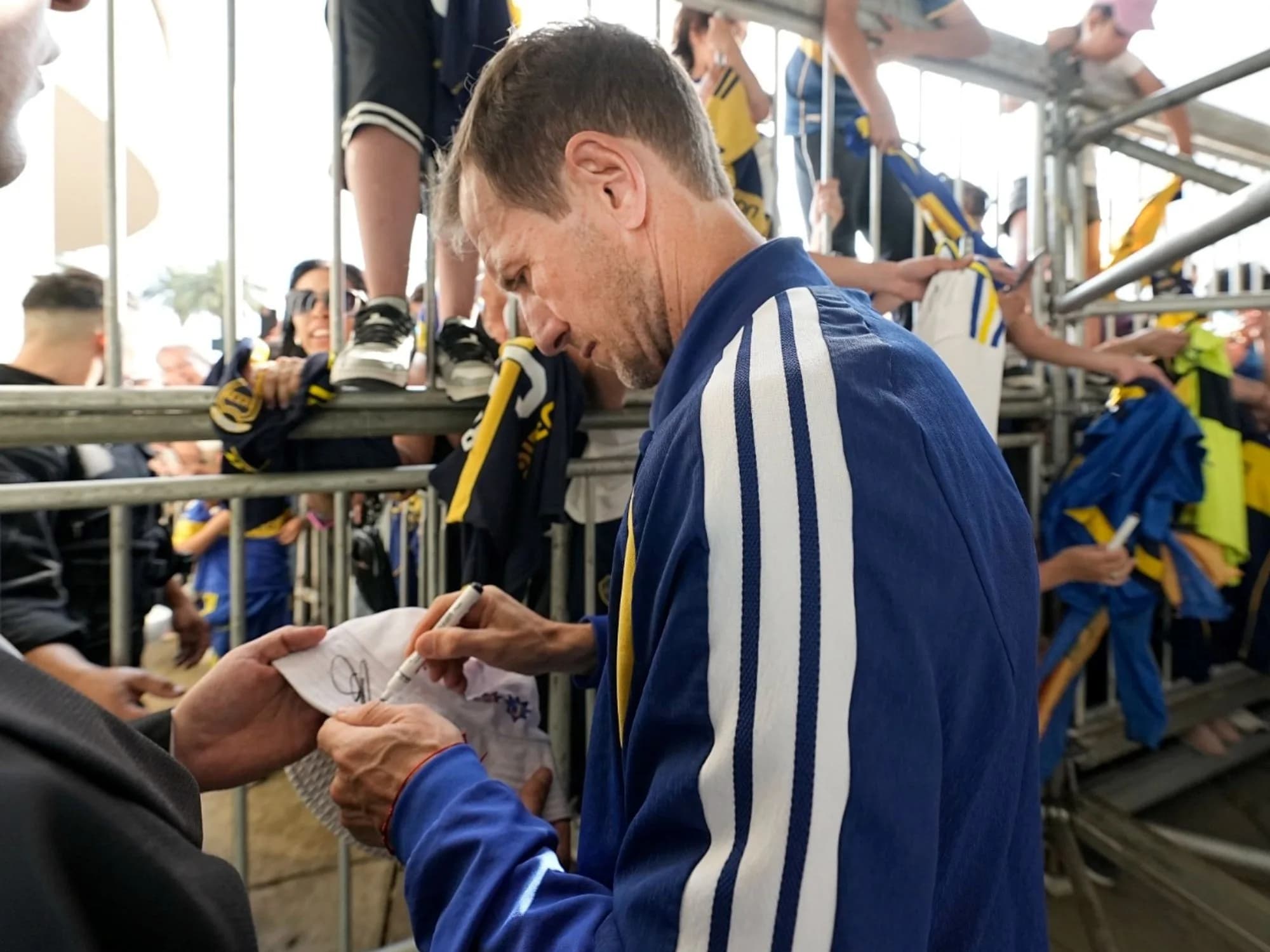 El pedido de la gente de Boca a Arruabarrena en Rosario