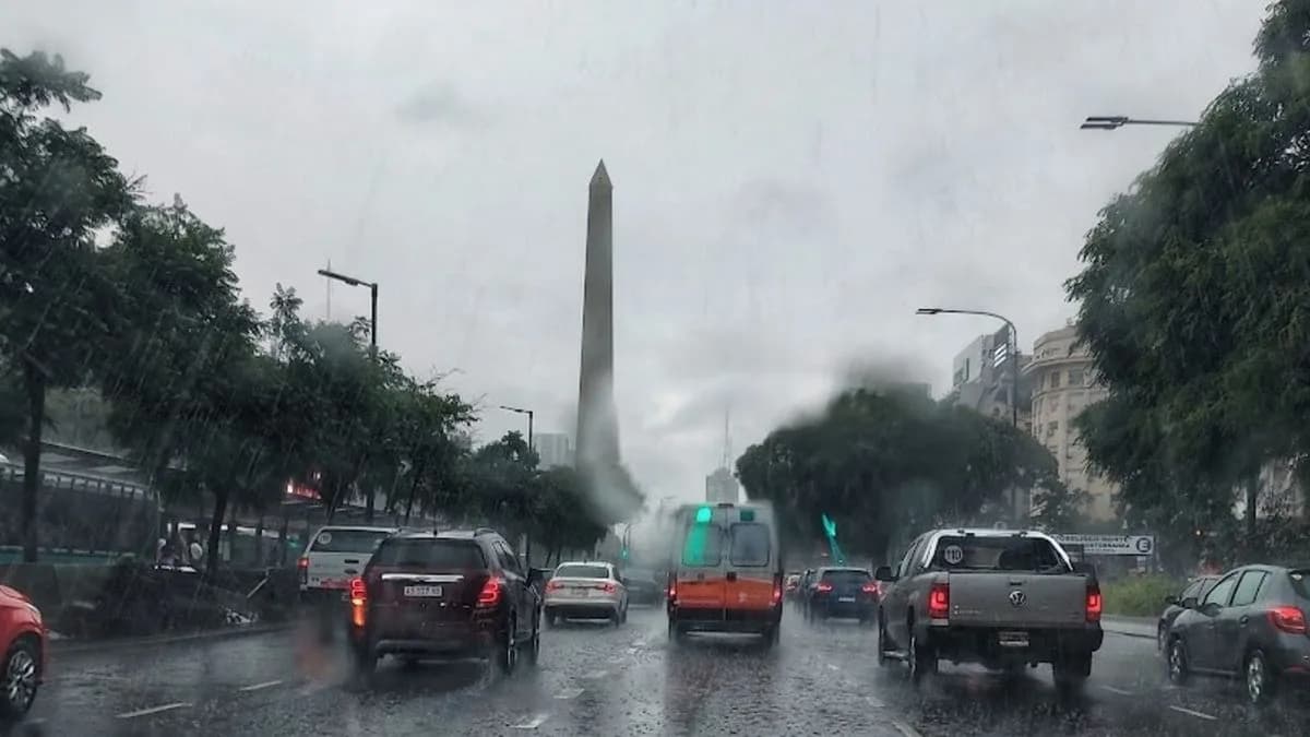 Alerta amarilla por tormentas y granizo en el AMBA y otras ocho provincias: cuándo llueve y a qué hora cambia el clima