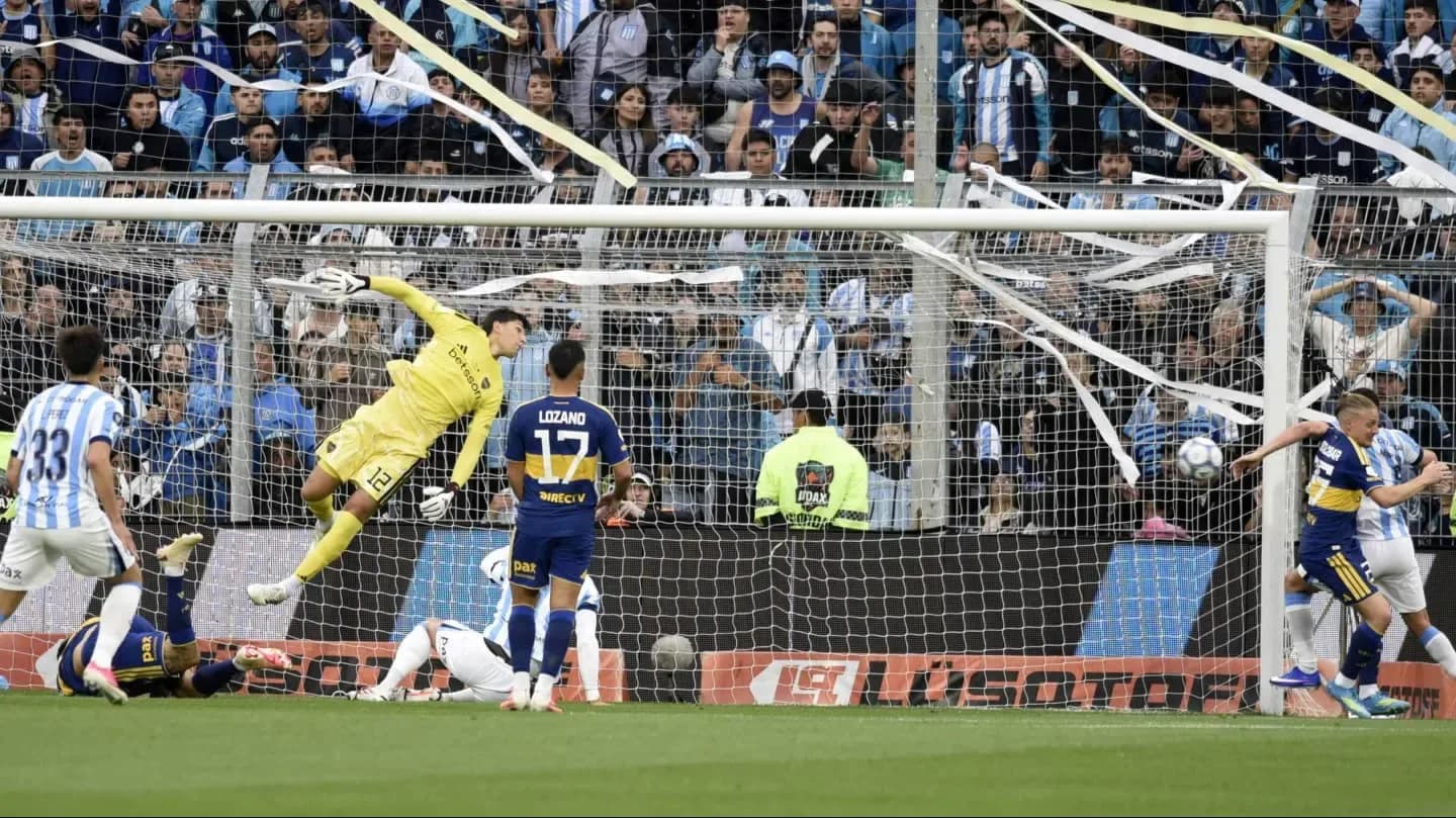 En el mismo arco que el de Di María el año pasado: así fue el gol olímpico que recibió Brey ante Racing - TyC Sports