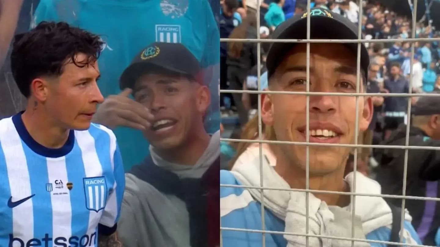 El hincha de Racing que “ayudó” a Lodico, con TyC: "99% mío el gol olímpico a Boca" - TyC Sports