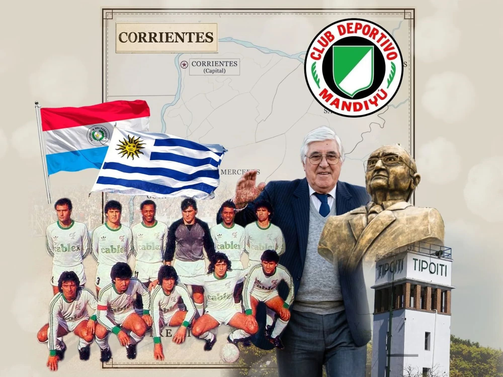 Portada de video: Deportivo Mandiyú: la historia del equipo de fábrica que desafió a la AFA con extranjeros, cambió las reglas del fútbol argentino, y hoy busca renacer