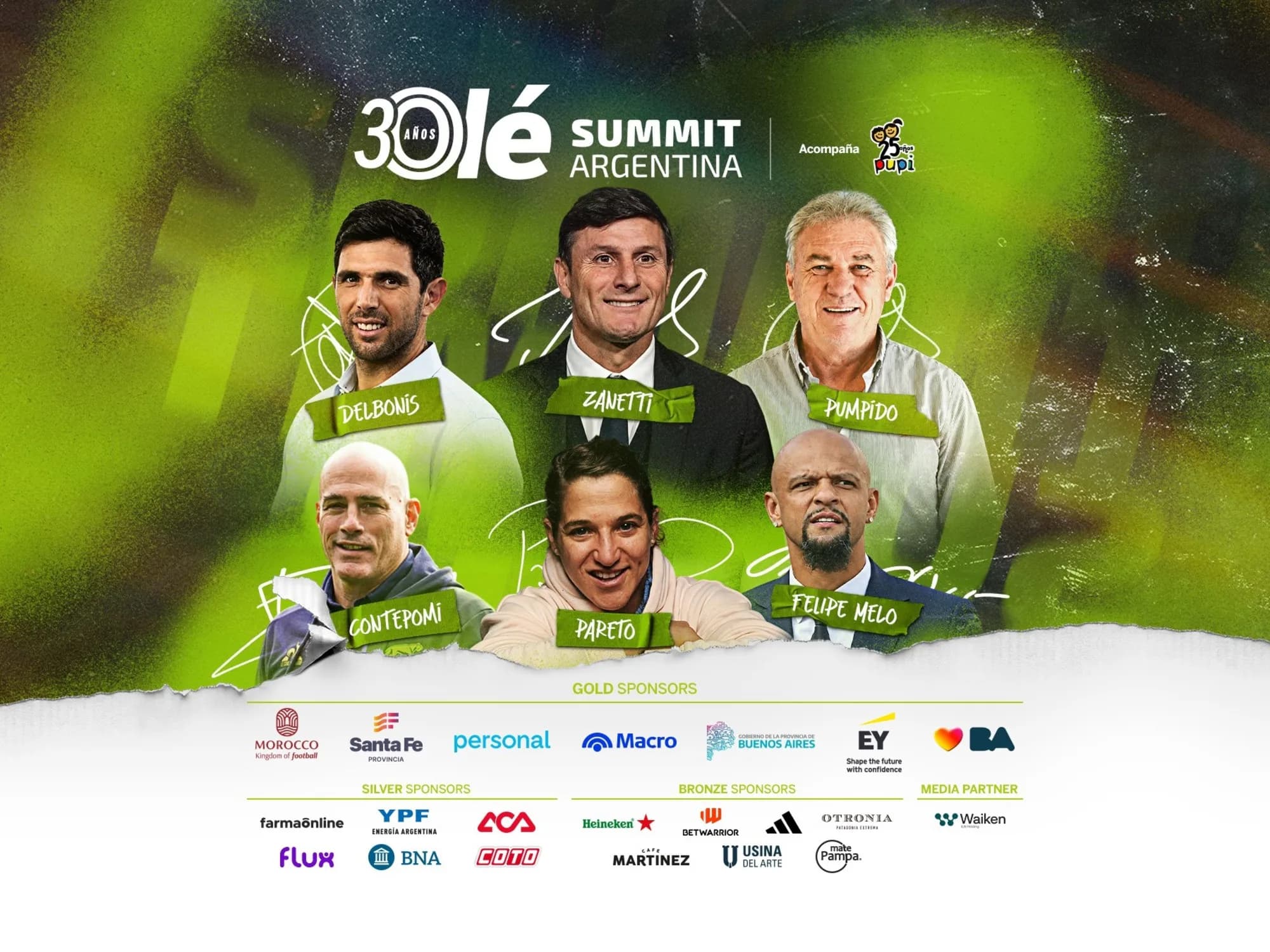 El Olé Summit pone primera: maratón de figuras, charlas imperdibles y camisetas de Messi y Maradona