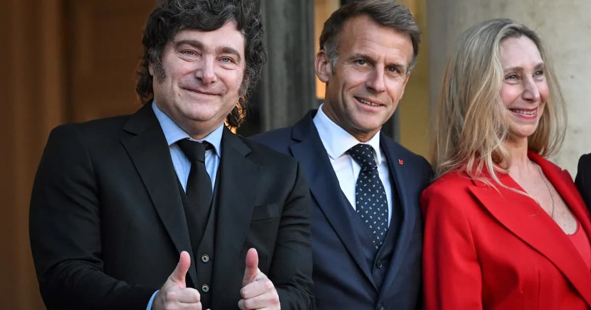 Javier Milei se reunió con Emmanuel Macron: hablaron de inversiones y le preguntaron por el ajuste en la Argentina