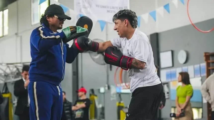 Brian Sarmiento se prepara para Párense de Manos IV: así entrena con el Chino Maidana - TyC Sports