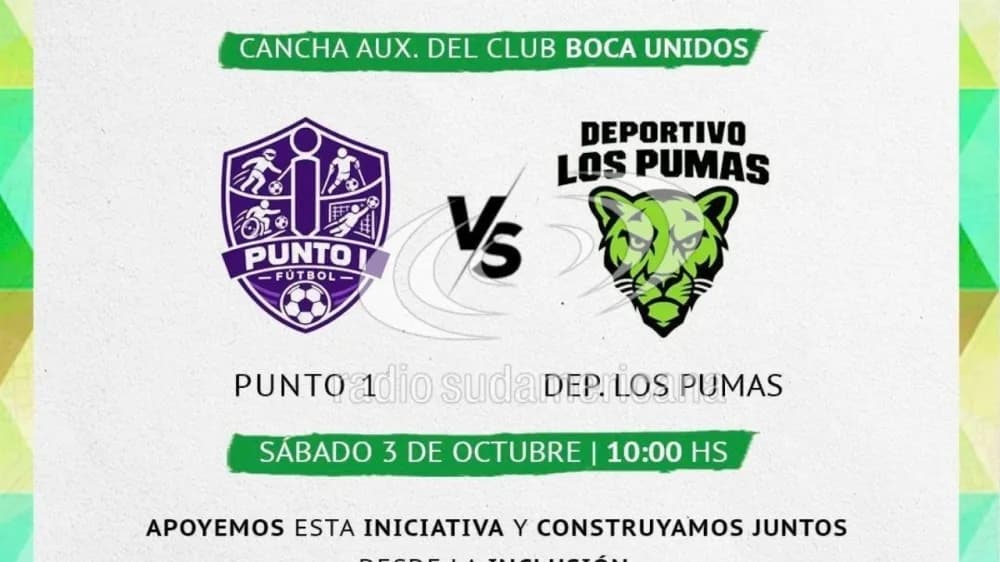 La Liga Correntina suma un partido inclusivo para chicos con parálisis cerebral