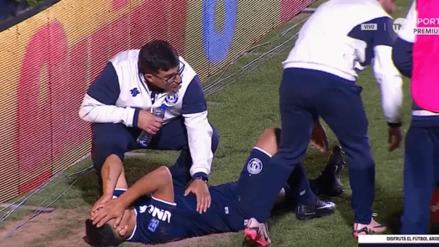 Preocupación por Maxi Salas en Independiente Rivadavia: lágrimas y estudios por una posible grave lesión - TyC Sports