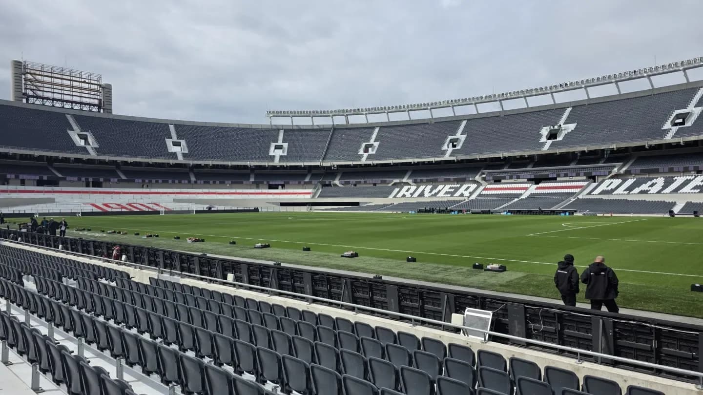 Amistoso de la Selección Argentina: así está el Monumental tras la lluvia del sábado - TyC Sports