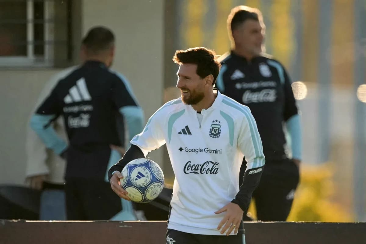 El último entrenamiento de Lionel Messi con la Selección argentina