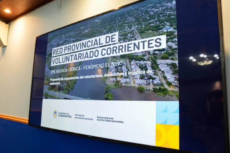 Corrientes articula una red de voluntariado ante la amenaza de El Niño