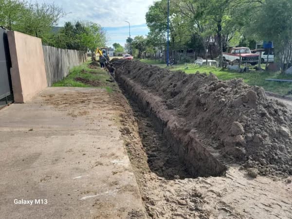 Ampliamos la red de agua potable en el barrio Mataderos
