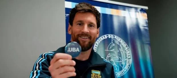 "Es un orgullo para mí": Messi recibió el Doctorado Honoris Causa de la UBA