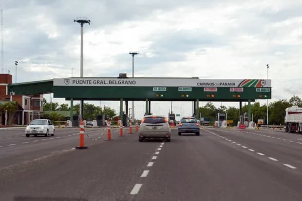 Liberan el peaje del puente Chaco-Corrientes por el cambio de concesión