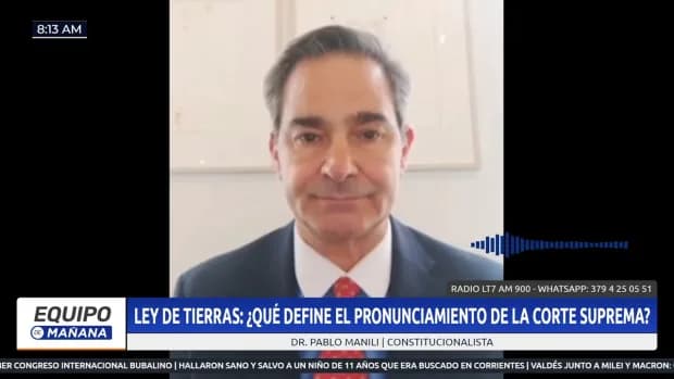 Pablo Manili criticó el fallo de la Corte sobre la Ley de Tierras: "Deja en pie un decreto atroz e inconstitucional"