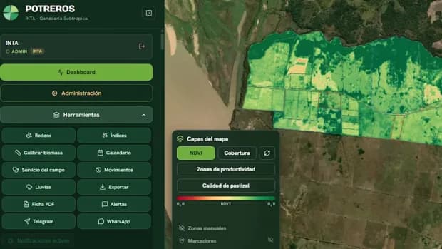 El INTA presentó "Potreros", una plataforma innovadora para el monitoreo digital del campo correntino