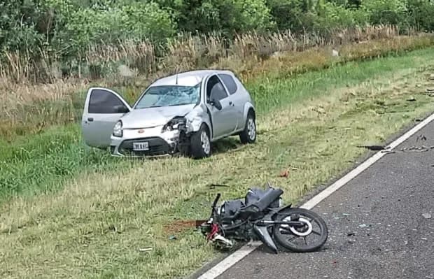 Corrientes: motociclista de 15 años murió atropellado en ruta 12