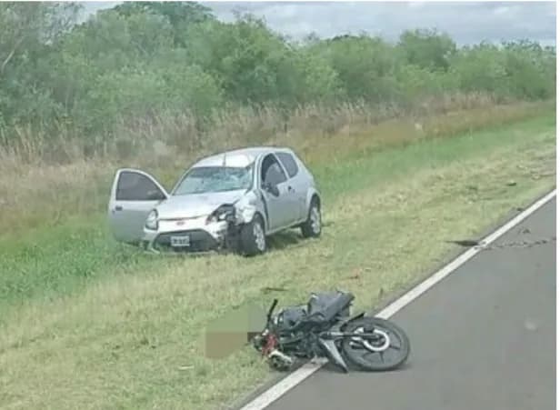 Corrientes: un adolescente de 15 años murió tras un choque en la Ruta 12