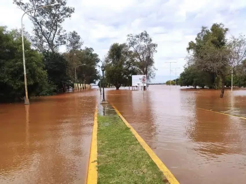 Paso de los Libres: el río superó el nivel de evacuación y 25 personas dejaron sus hogares