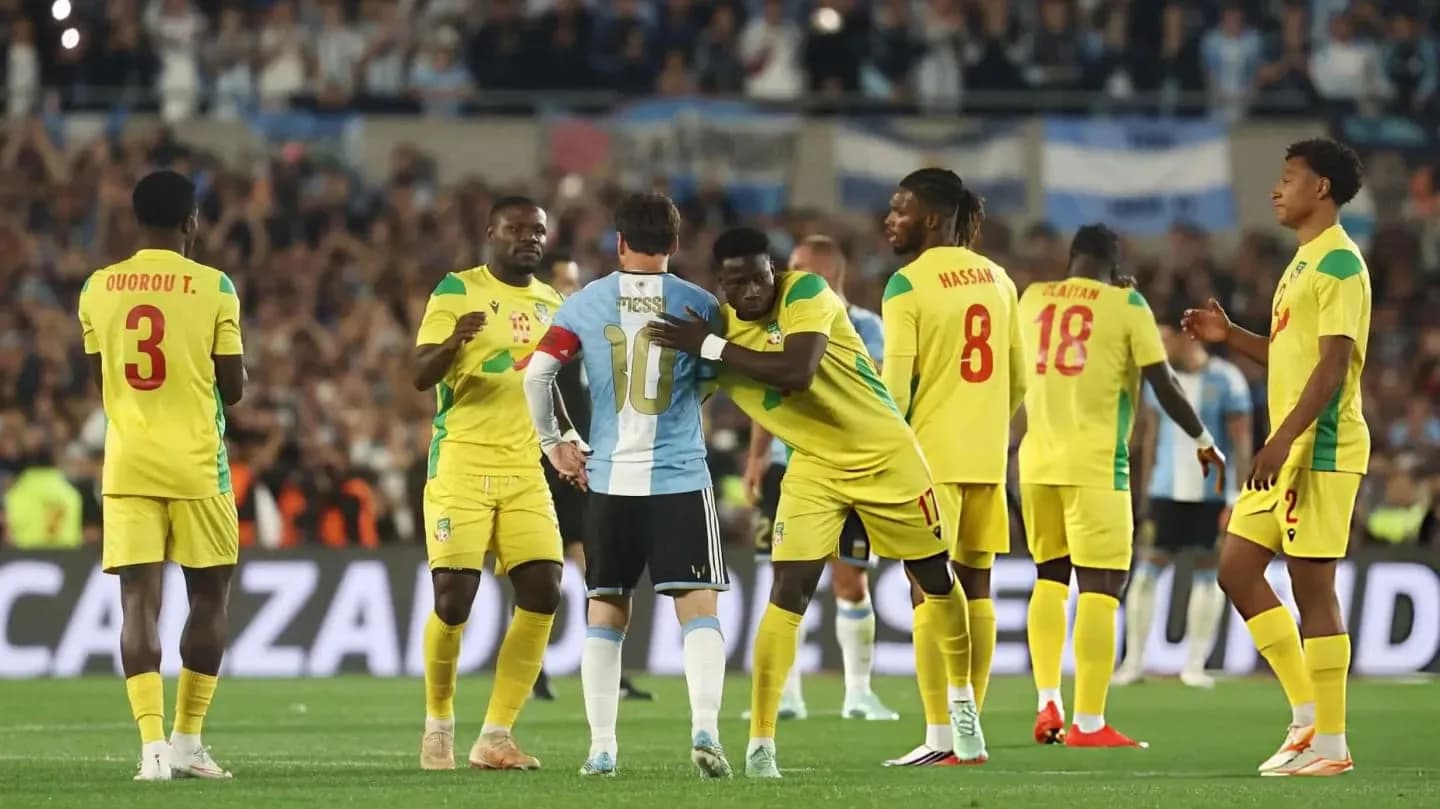 Quejas y frustración en Benín tras la despedida de Messi: "No nos dieron nada" - TyC Sports