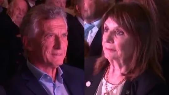Cómo fue el cruce entre Patricia Bullrich y Mauricio Macri en los premios Fortuna