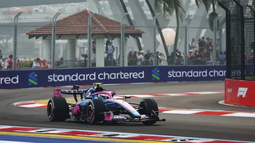 Franco Colapinto finalizó 19º en la práctica libre del GP de Singapur - TyC Sports