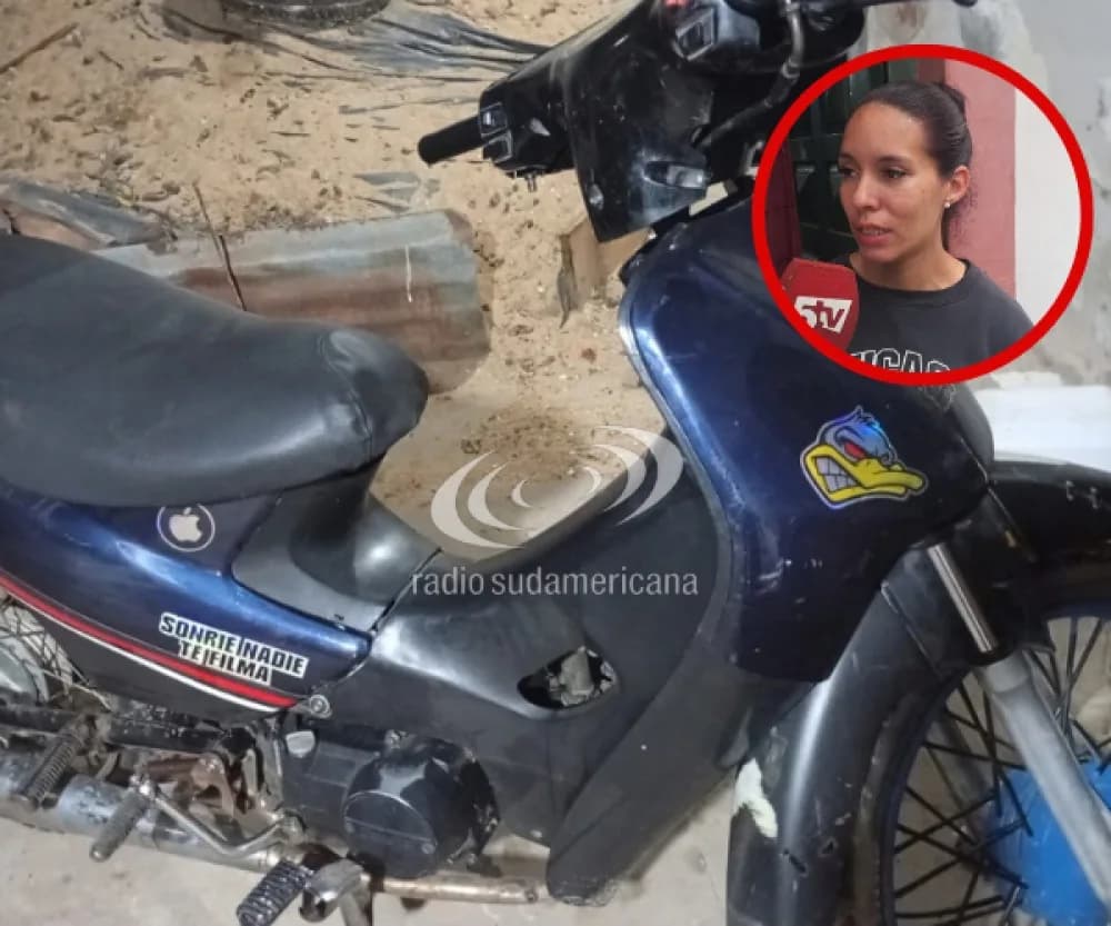 Portada de video: Compró una moto y a los dos días se la robaron del patio de una casa