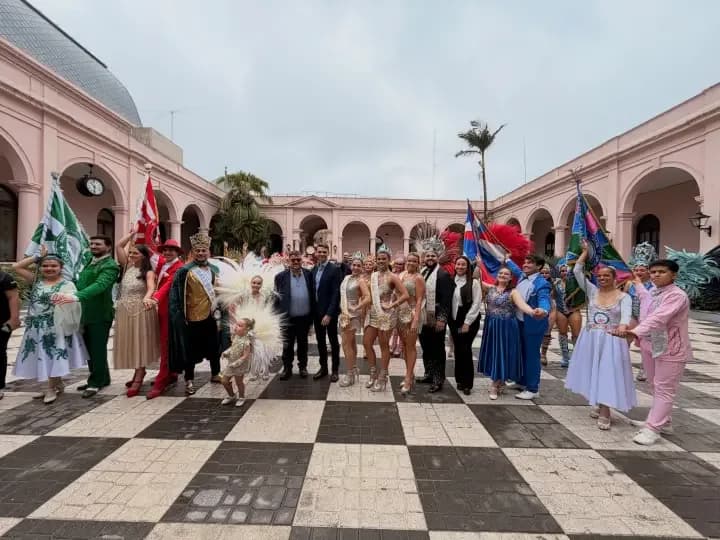 Presentaron los carnavales de Libres en la capital provincial