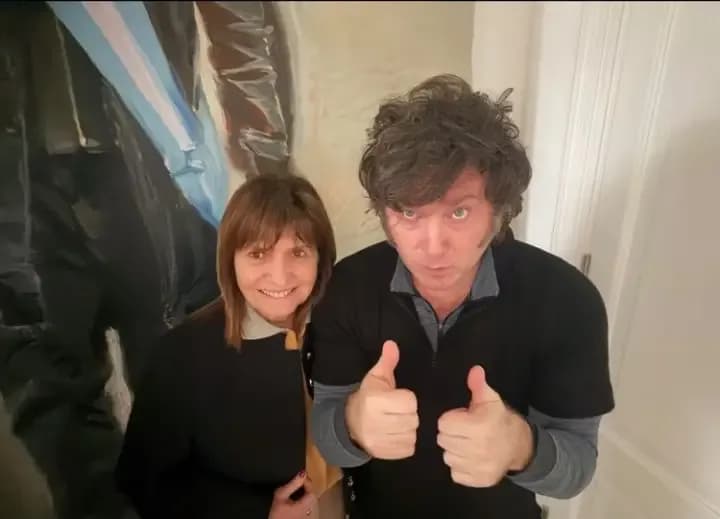 Milei y Bullrich se reunieron en Olivos tras las tensiones internas