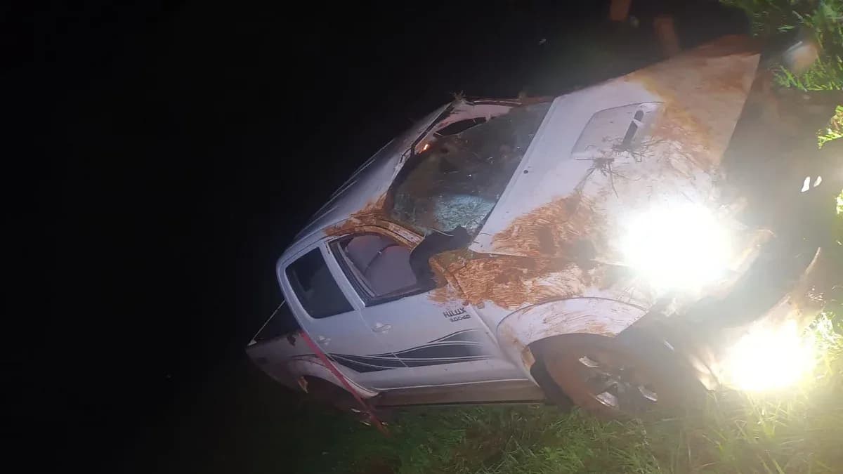 Un joven correntino se accidentó en Apóstoles y fue internado en el Hospital Madariaga de Posadas