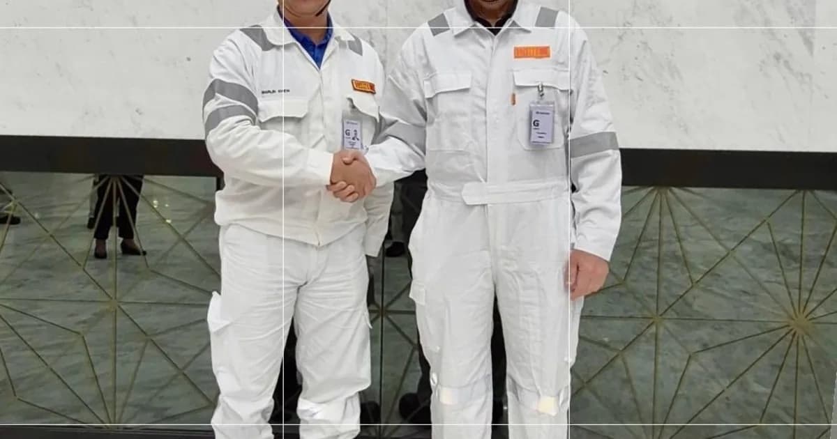 El canciller visitó en Singapur un astillero que reparará un buque contratado por las Malvinas para el proyecto Sea Lion