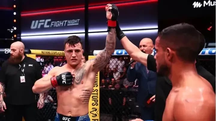 El argentino Francisco Prado noqueó al brasileño Ismael Bonfim en el primer round