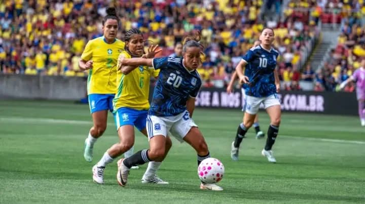 La Selección argentina perdió 3-1 ante Brasil en un amistoso