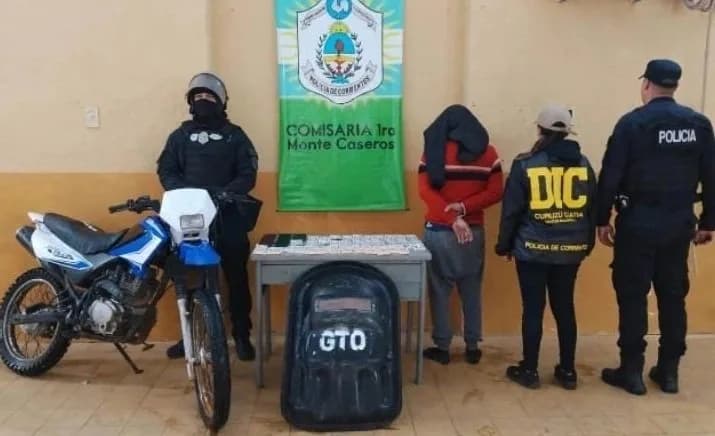 Narcomenudeo en Corrientes: un detenido y secuestros millonarios en drogas de un búnker
