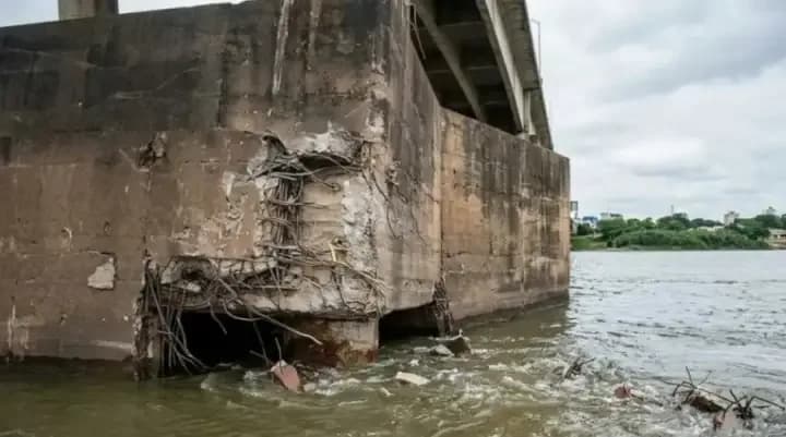 Vialidad Nacional asegura que reubicarán la defensa desplazada del Puente Belgrano