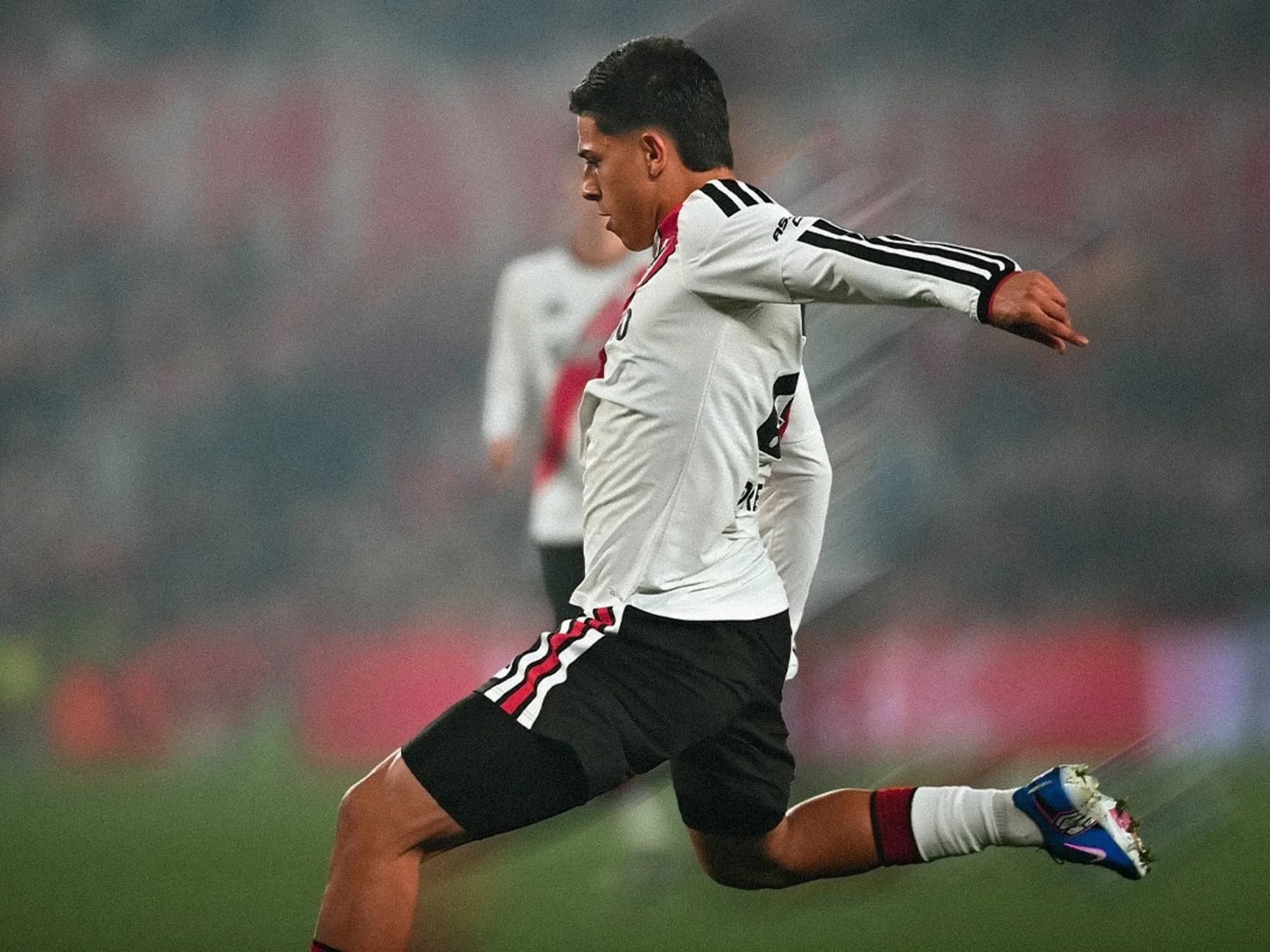 Pereyra, a pura gambeta en la victoria de River: "Mi referente es Neymar"