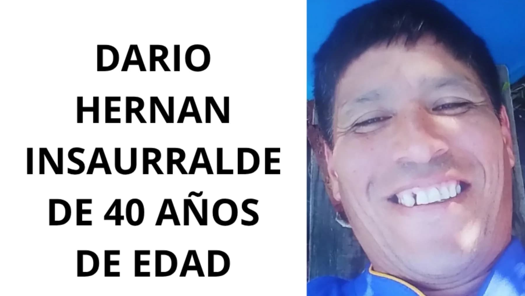 Buscan intensamente a un hombre desaparecido en Corrientes