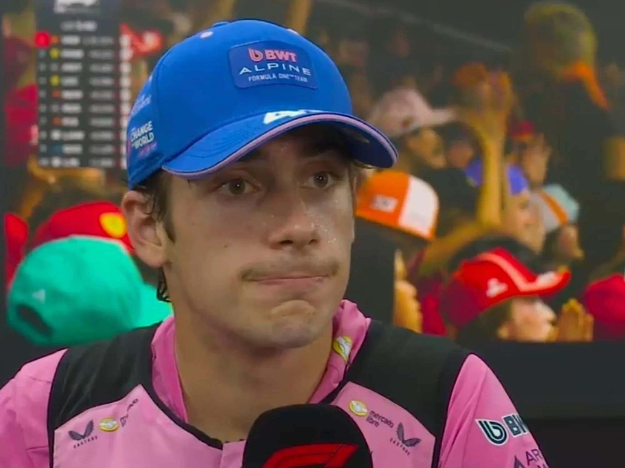 El lamento de Franco Colapinto tras el abandono en el GP de Singapur: "Fue la peor racha de mi carrera"