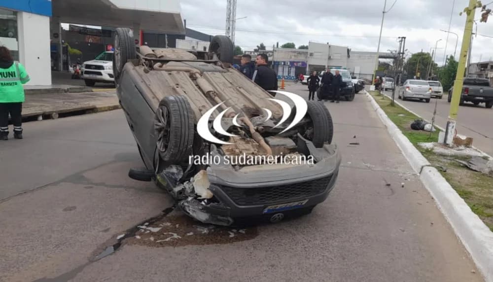 Corrientes: volcó con su auto y dio positivo en el test de alcoholemia
