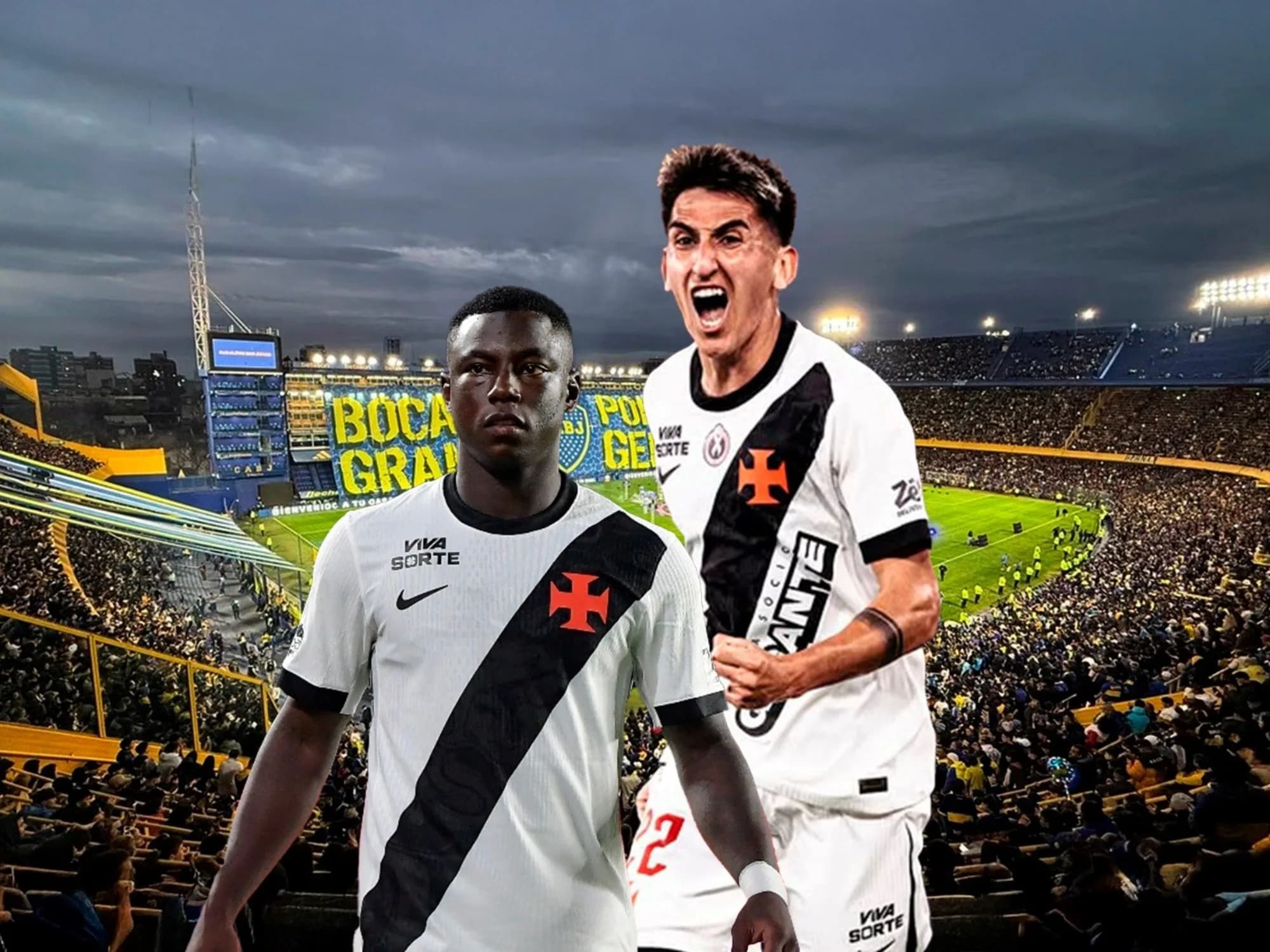 Los dos jugadores que estuvieron a punto de llegar a Boca y jugarán para Vasco en la serie de Sudamericana