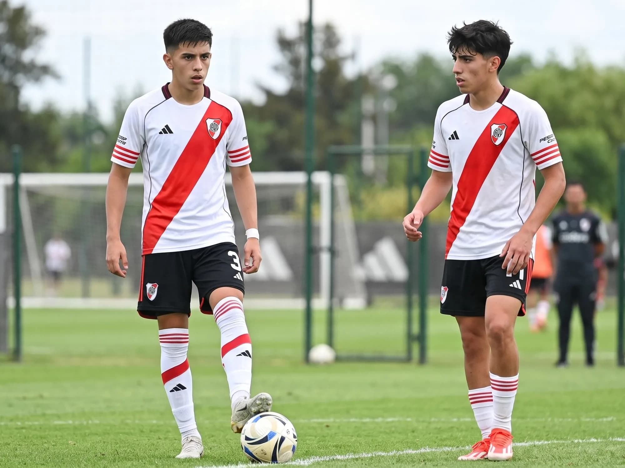 Los dos juveniles de River que Ponzio bajó a Reserva