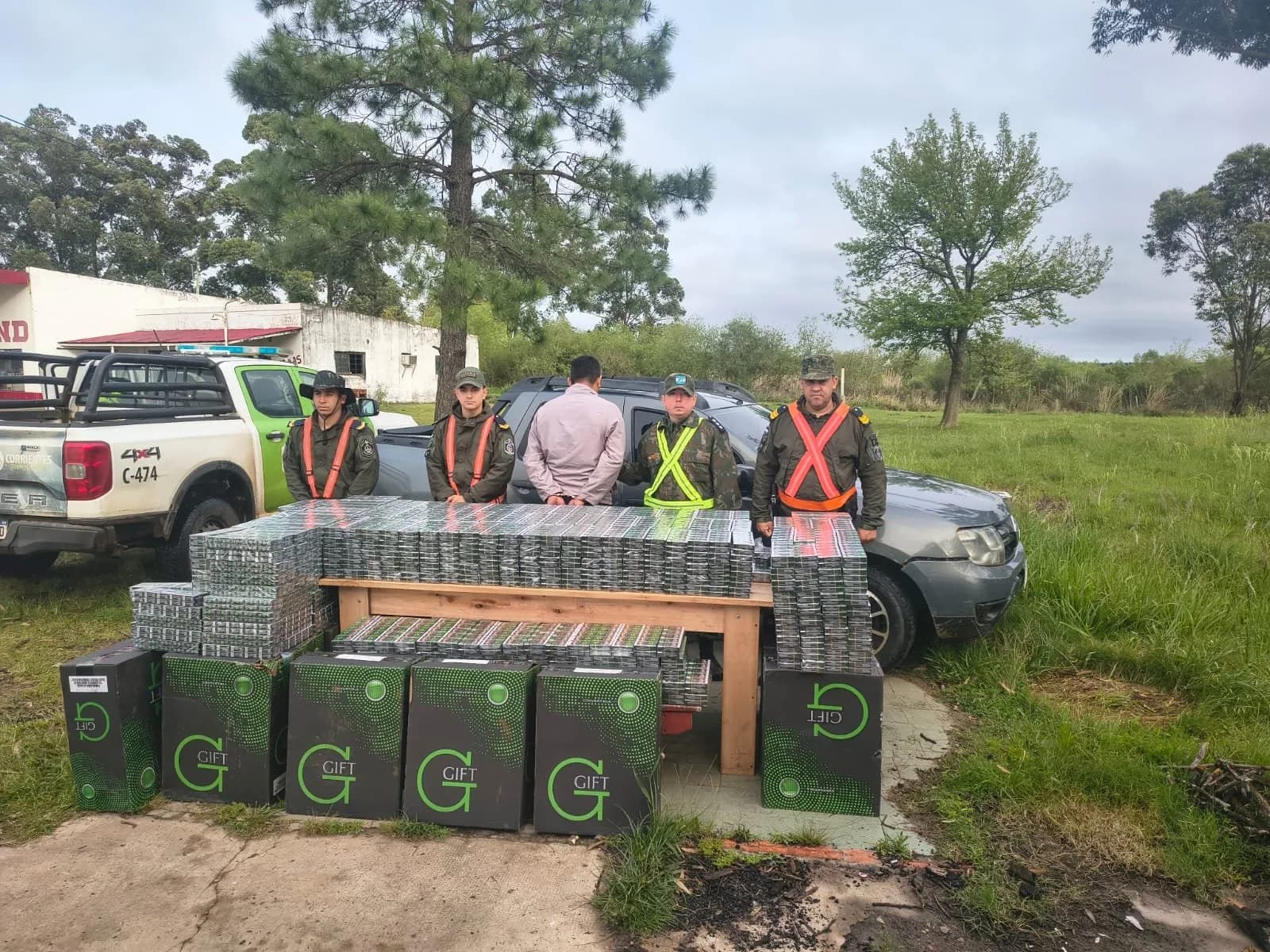 Corrientes: secuestraron una millonaria carga de cigarrillos de contrabando