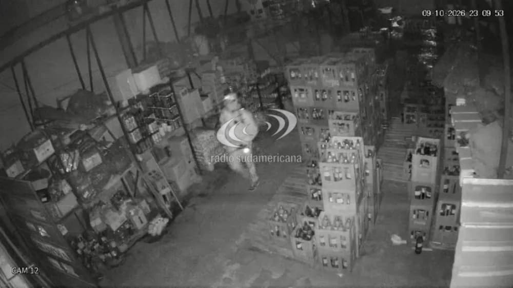 Portada de video: Robo a mayorista: los ladrones utilizaron handies con frecuencia policial